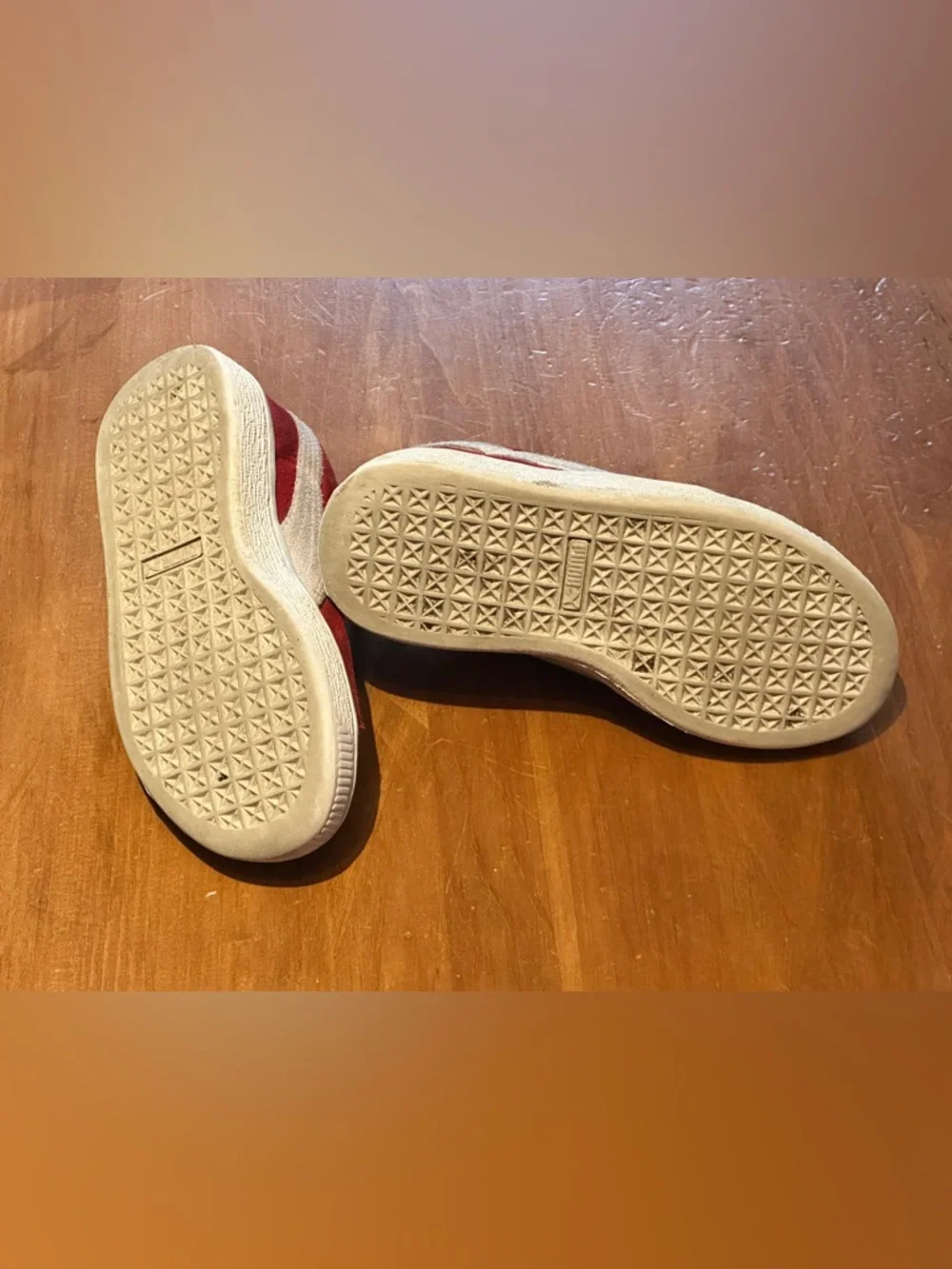 PUMA - Suede red shoes - Toddler US11c - Picture 5 of 7